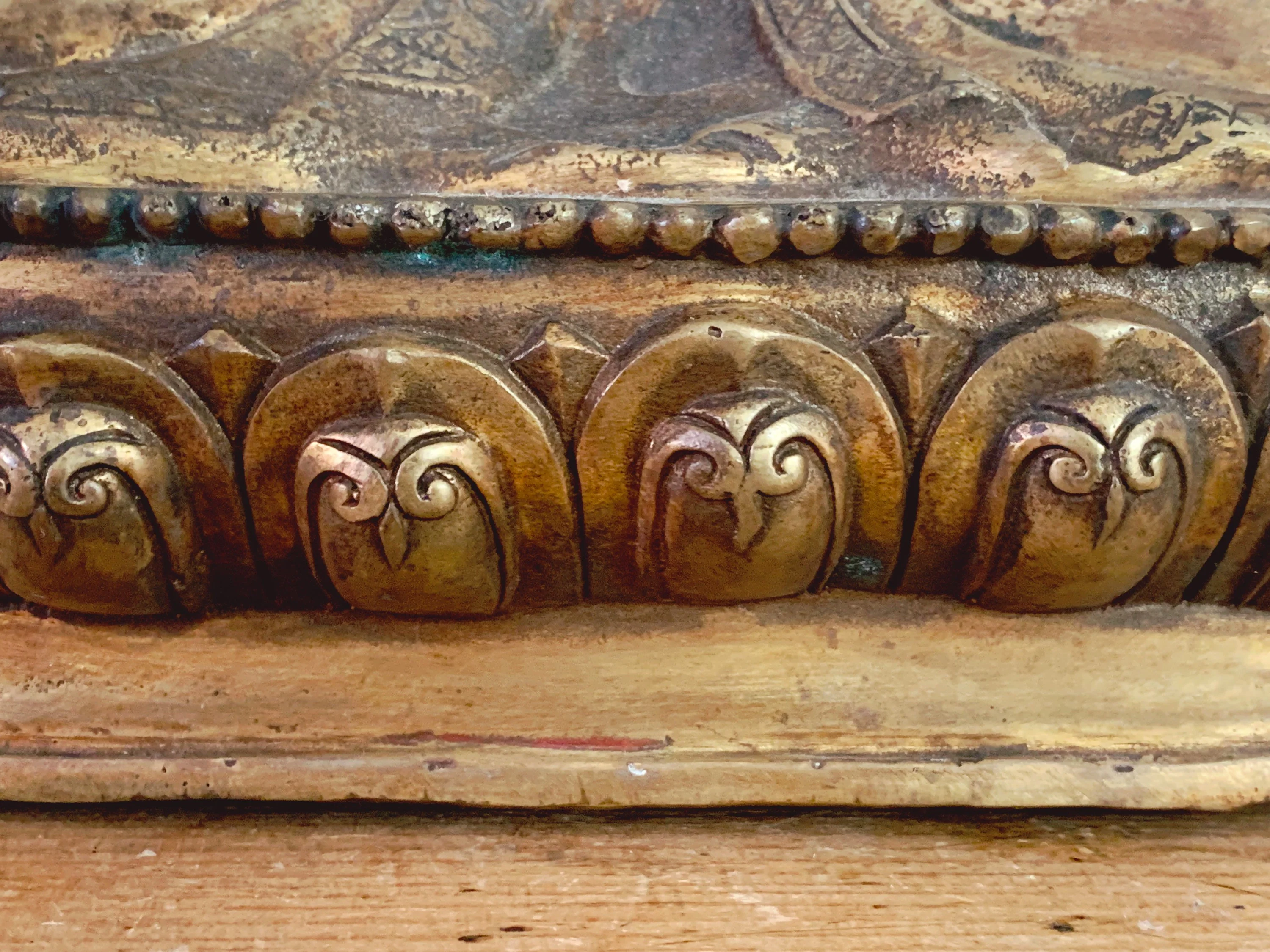 Antique Chinese Brass Buddha Statue Sitting on Lotus Pedestal Seat | Meditation Buddha Asian Home Decor - Image 6