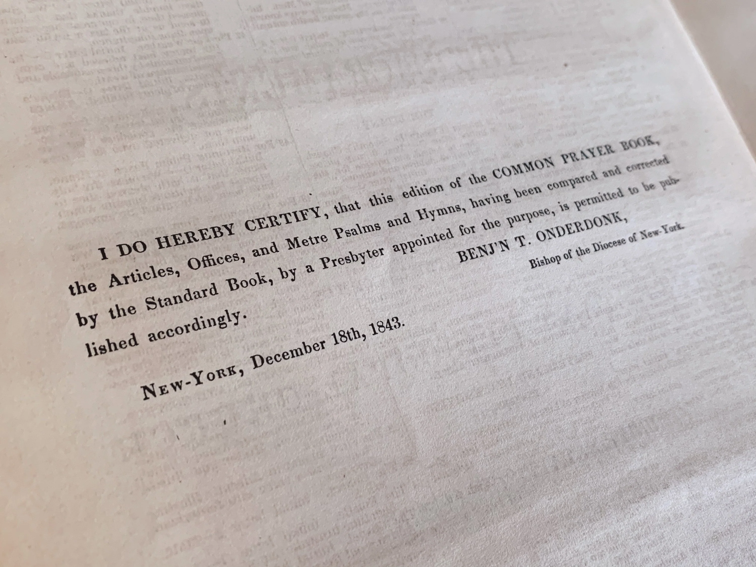 Antique "The Illustrated Book Of Common Prayer" Printed in 1843 Published by New York: H.W. Hewet with Leather Bound Cover - Image 7