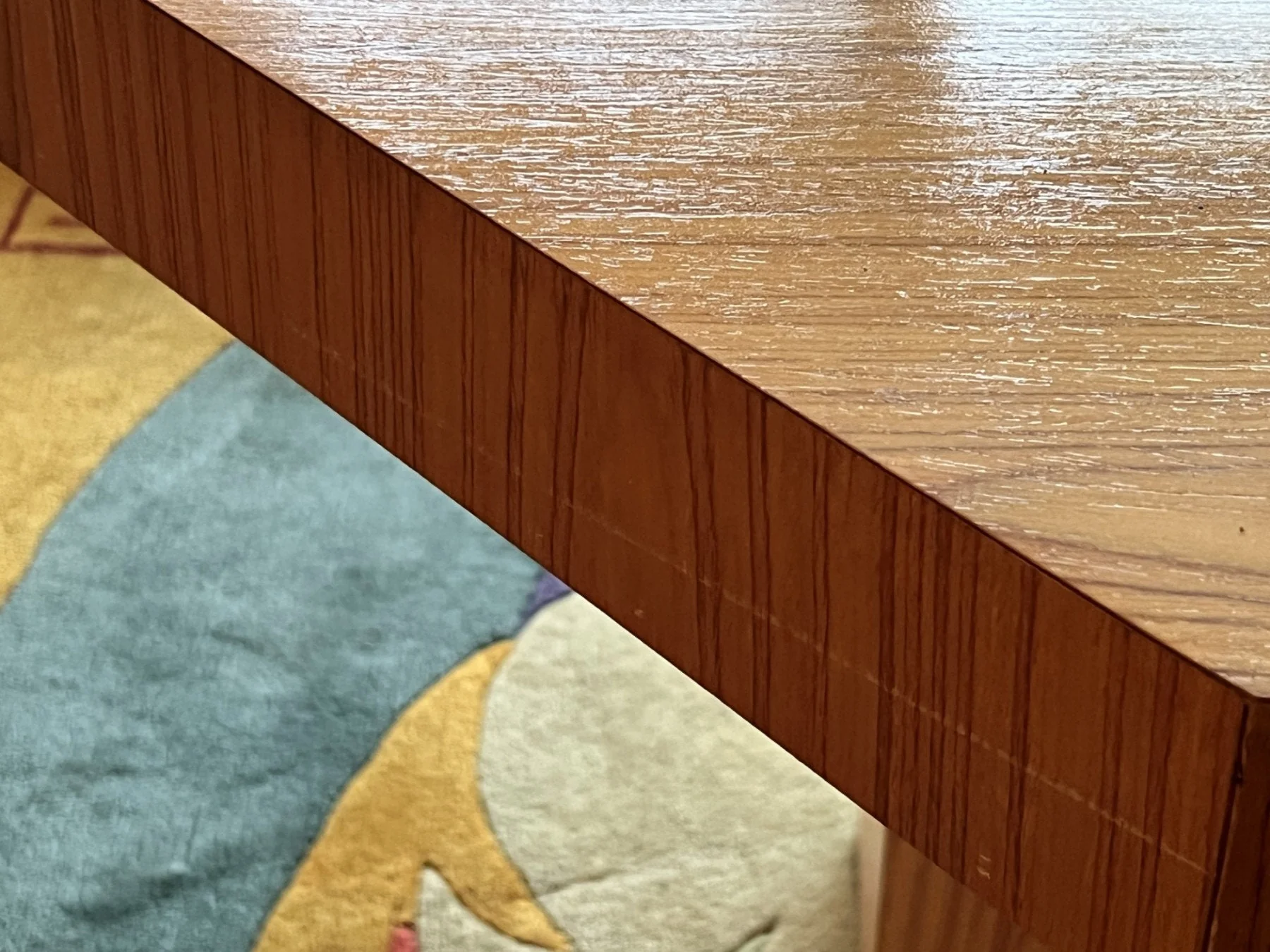 Italian Mid-Century Hexagonal Dining Table | Shipping NOT Free | Vintage MCM Extendable Drop Leaf Table | Dining Room Furniture - Image 9