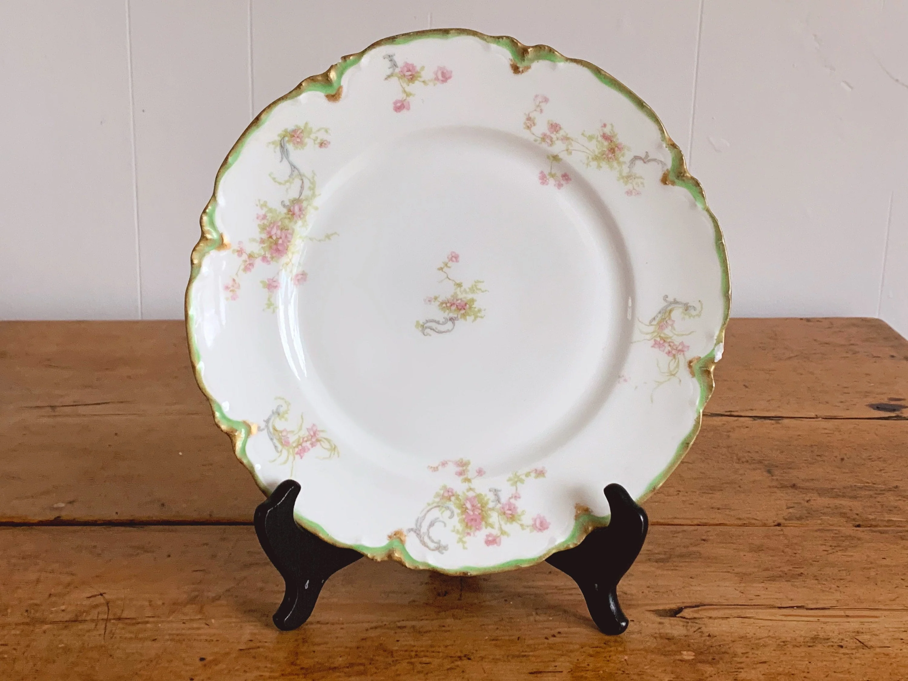 Mix and Match Vintage Fine China Floral Plates | Haviland Limoges Crooksville U.S.A. | French China English China Porcelain Dinnerware - Image 4