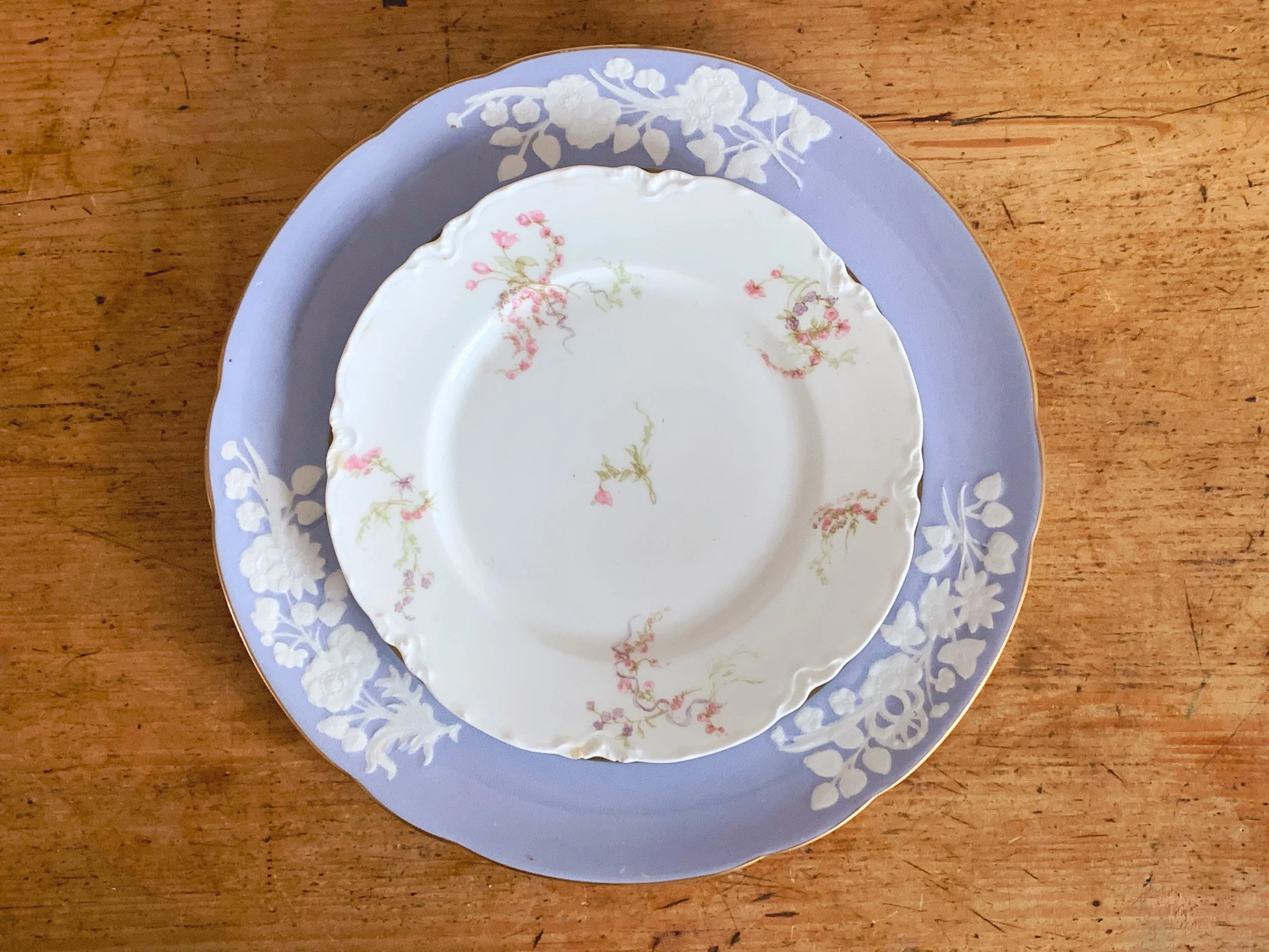 Mix and Match Vintage Fine China Floral Plates | Haviland Limoges Crooksville U.S.A. | French China English China Porcelain Dinnerware - Image 9