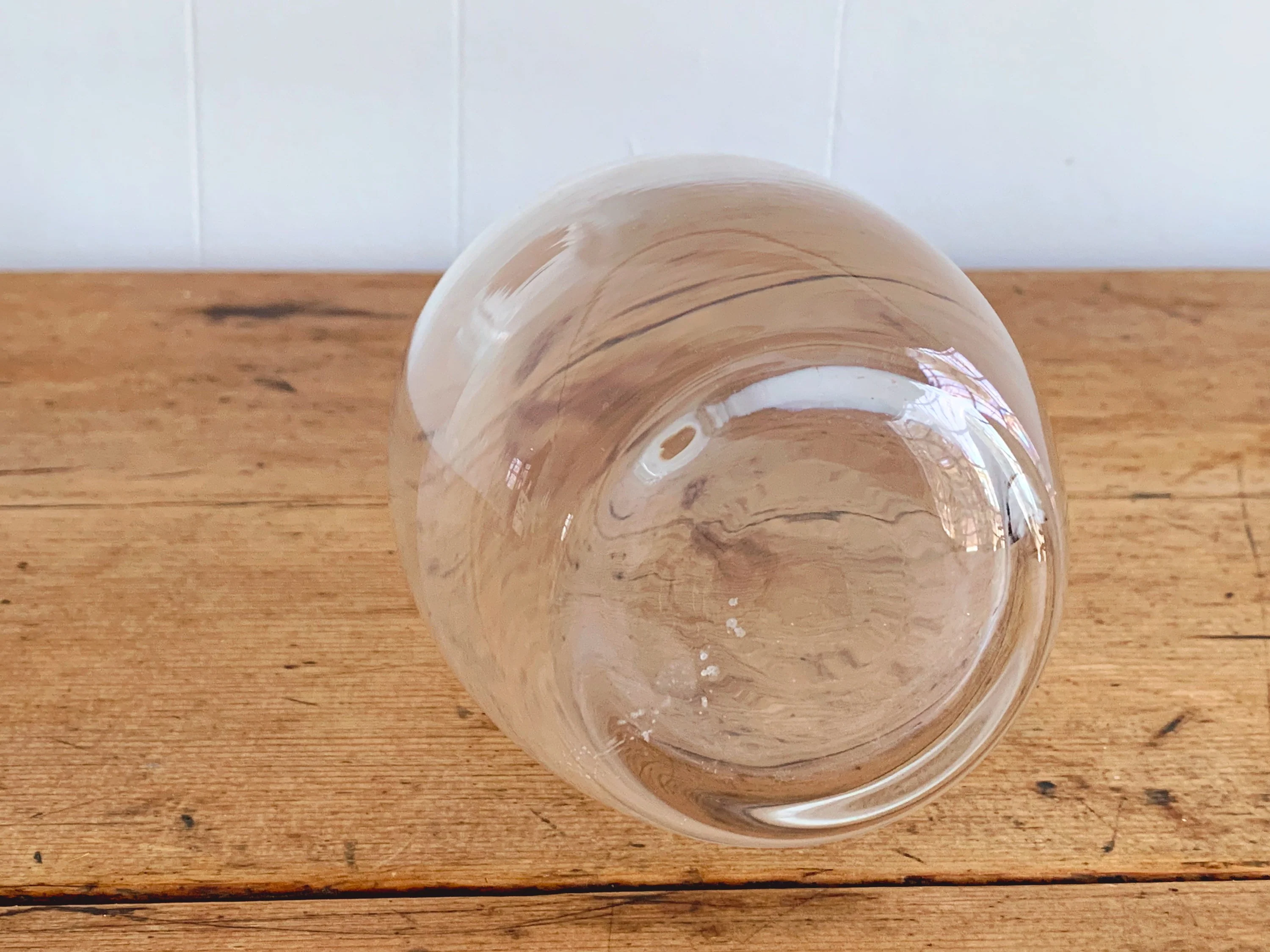 Modern Sleek Hand Blown 16" Tall Clear Glass Wine Decanter with Stopper - Image 8