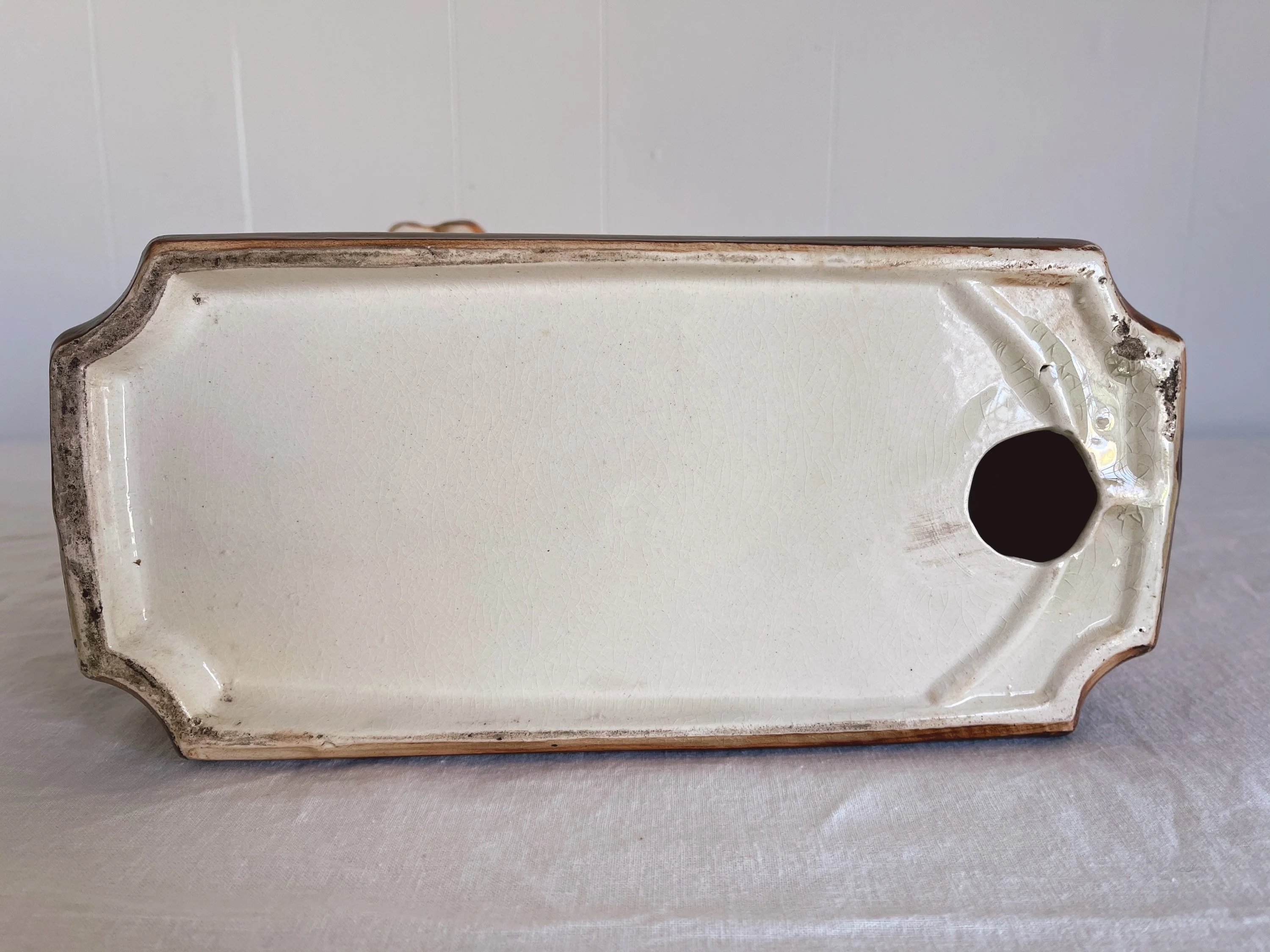 Pair of Late 19th Century Antique Ceramic Glazed Staffordshire Lion Figurines | Victorian Lion with Ball Statue - Image 9