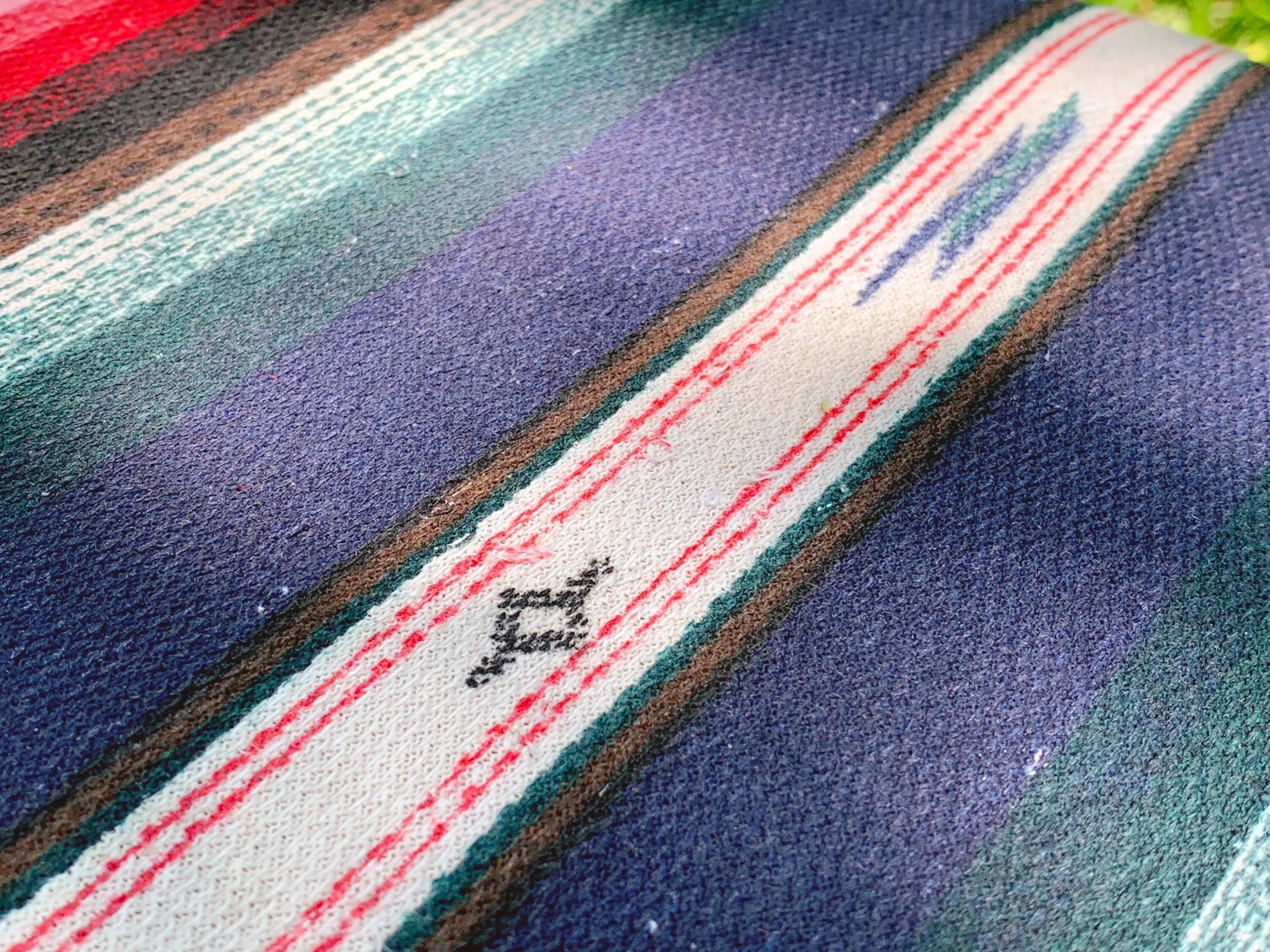 Set of 4 Mid Century Modern Dining Chairs or Office Chairs with Vintage Southwestern Print Upholstery | Dining Furniture | SHIPPING NOT FREE - Image 8