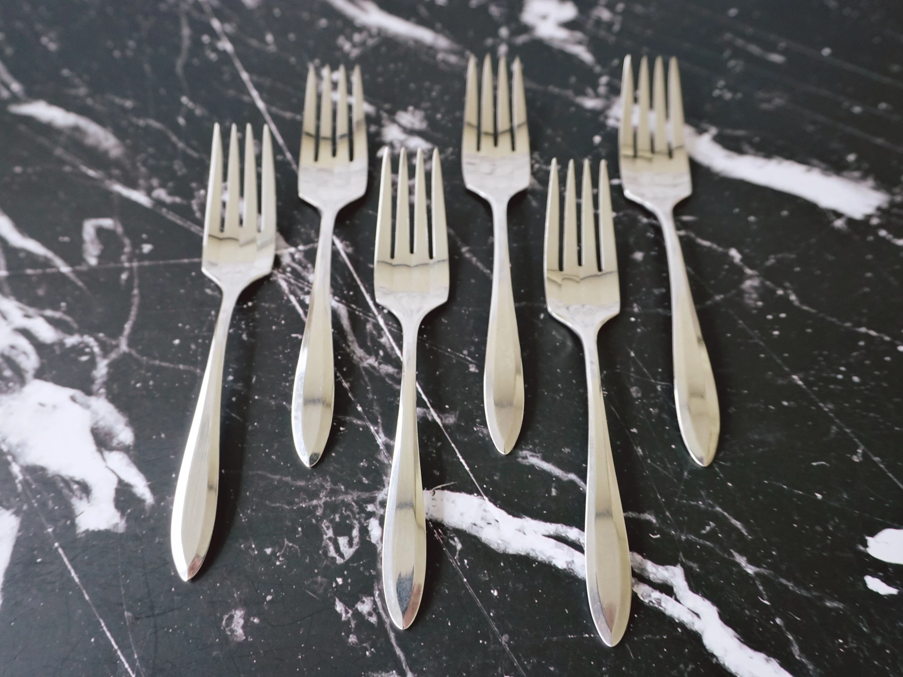 Set of 6 Vintage Silver-Plated Dinner Fork in Original Box | Rogers & Bro A1 Antique Silverware - Image 10