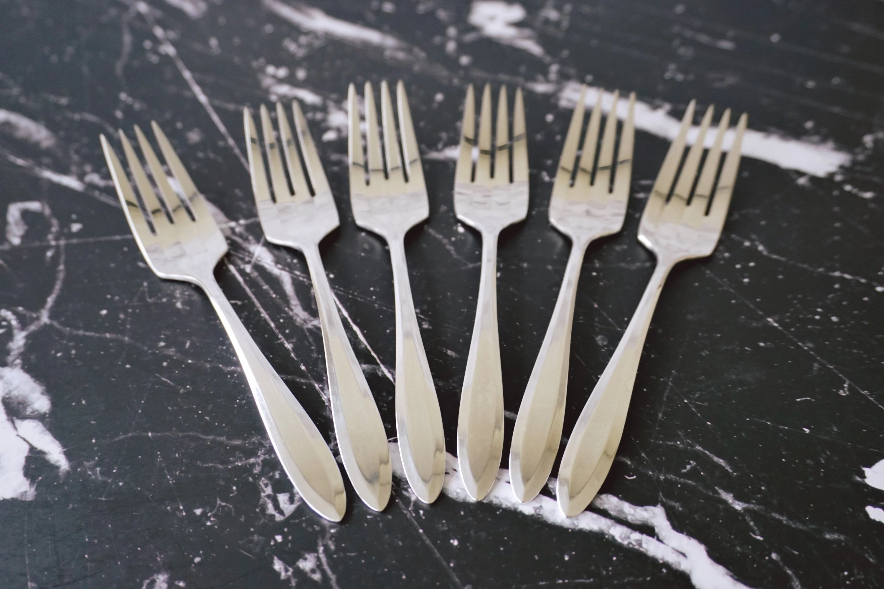 Set of 6 Vintage Silver-Plated Dinner Fork in Original Box | Rogers & Bro A1 Antique Silverware - Image 3