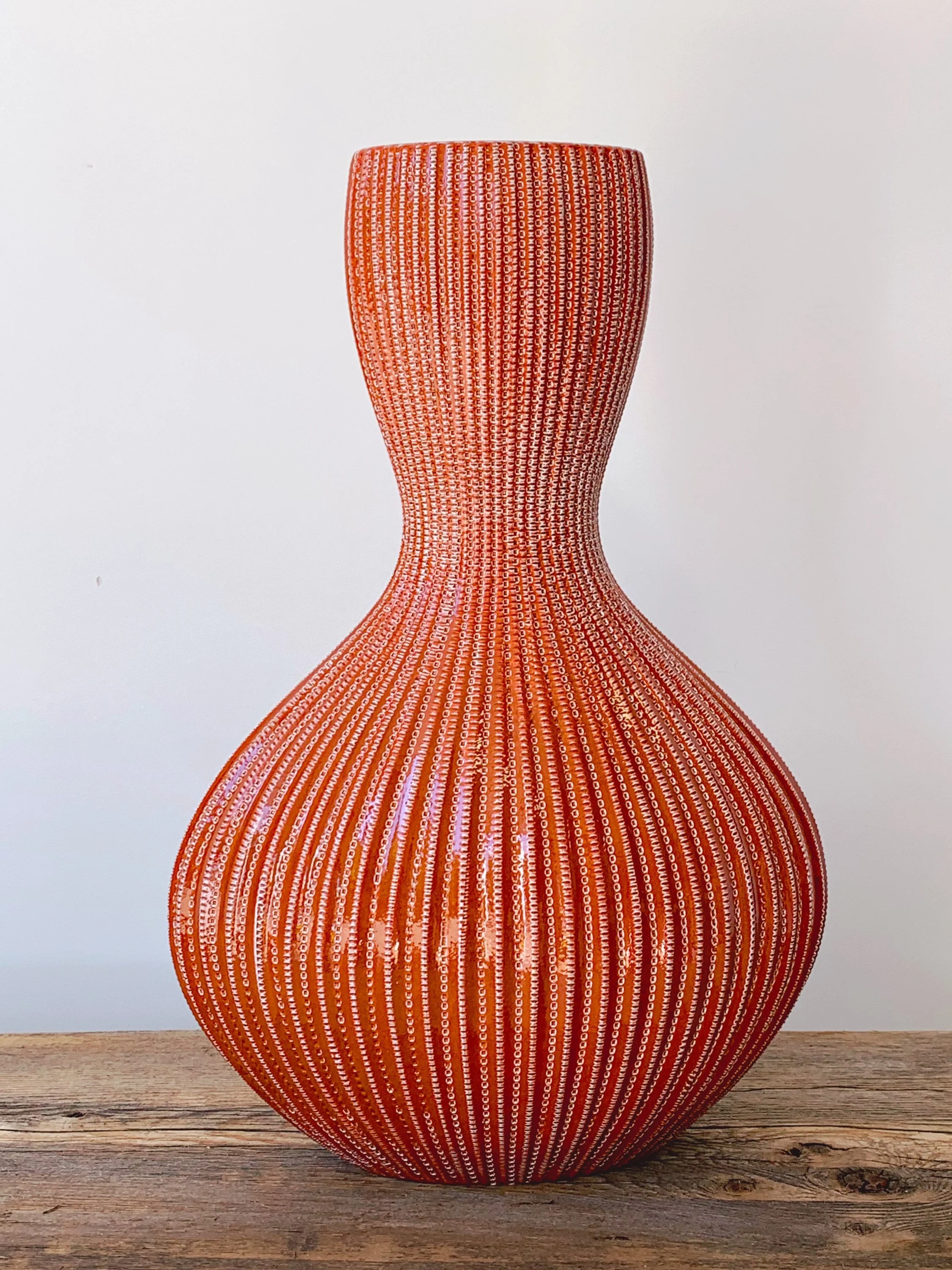 Sun Ray Vase from Revelation by Uttermost | Curved Modern Vase - Image 4