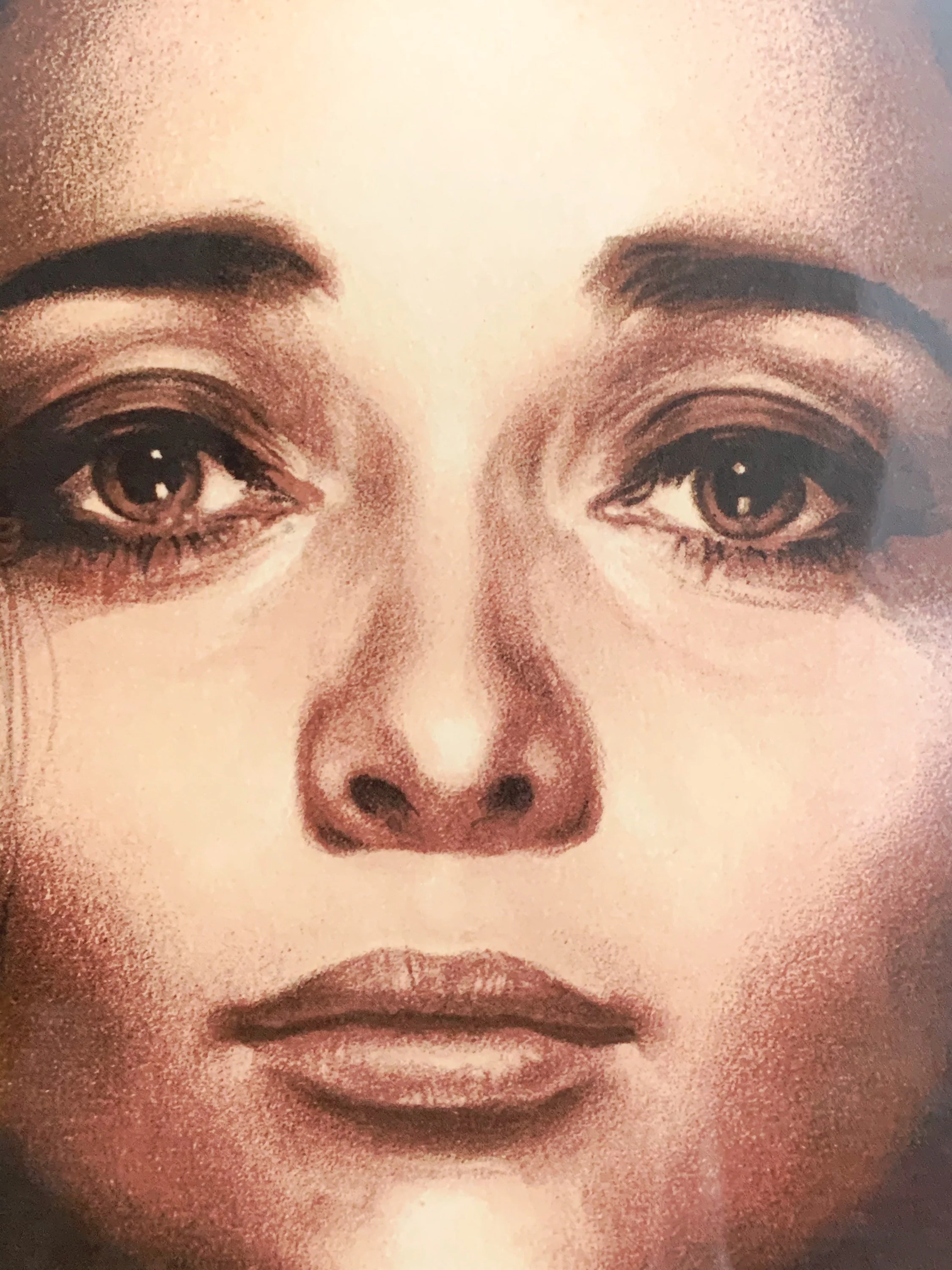 Vintage Circa 1975 "Shabbas Candles XIV A" Lithograph by Sandu Liberman | Signed and Numbered AP - Image 4