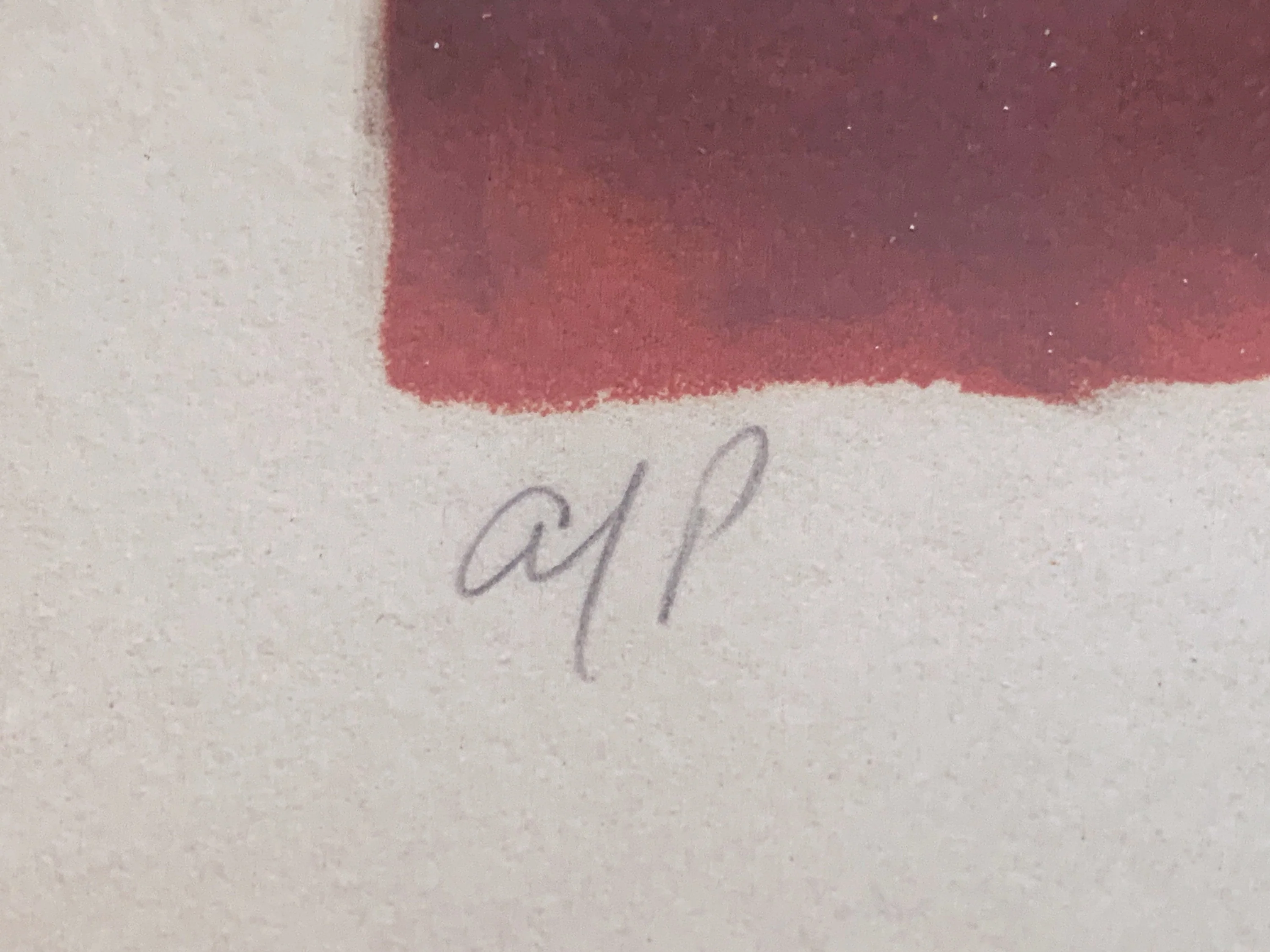 Vintage Circa 1975 "Shabbas Candles XIV A" Lithograph by Sandu Liberman | Signed and Numbered AP - Image 7