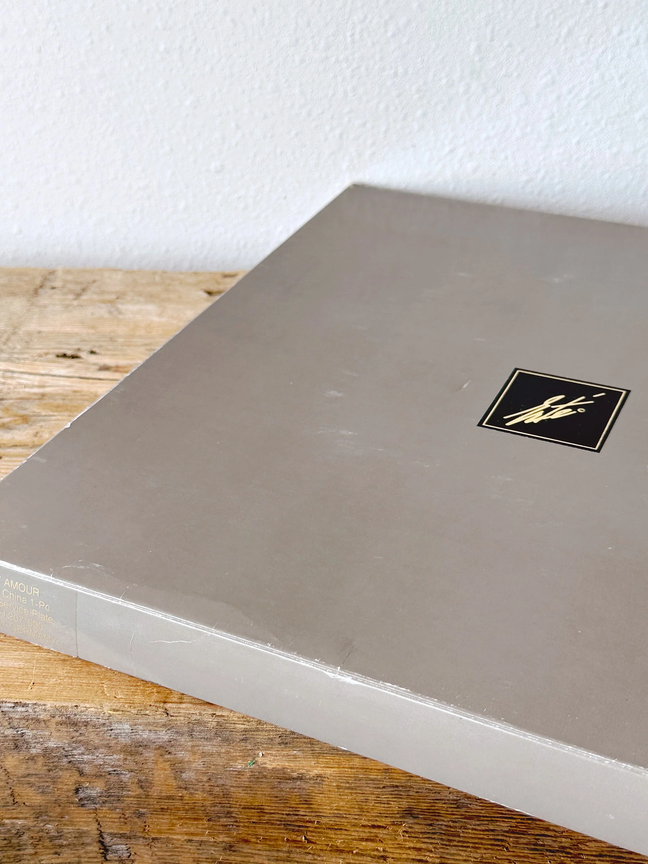 Vintage Erte Mikasa Collectors Plates | SOLD SEPERATELY | Symphony in Black, L'Amour, Ondee | Art Deco Style Bone China 12" Charger Plate - Image 10