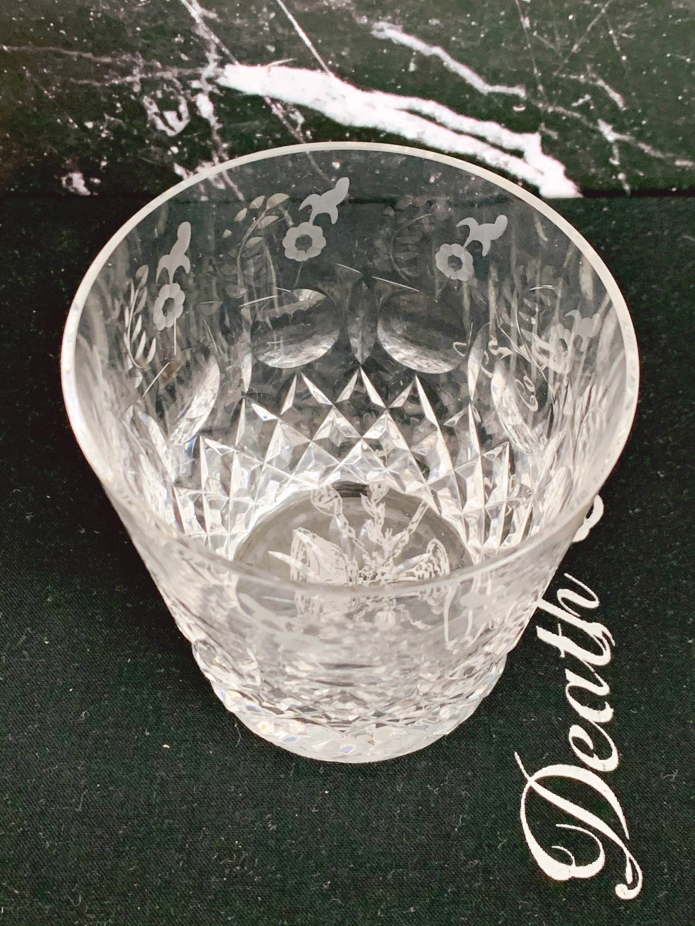 Vintage Rogaska Crystal Double Old Fashioned Glasses in Gallia Pattern | Etched Whisky Rocks Glasses Barware | Set of 2, 4 or 6 - Image 5