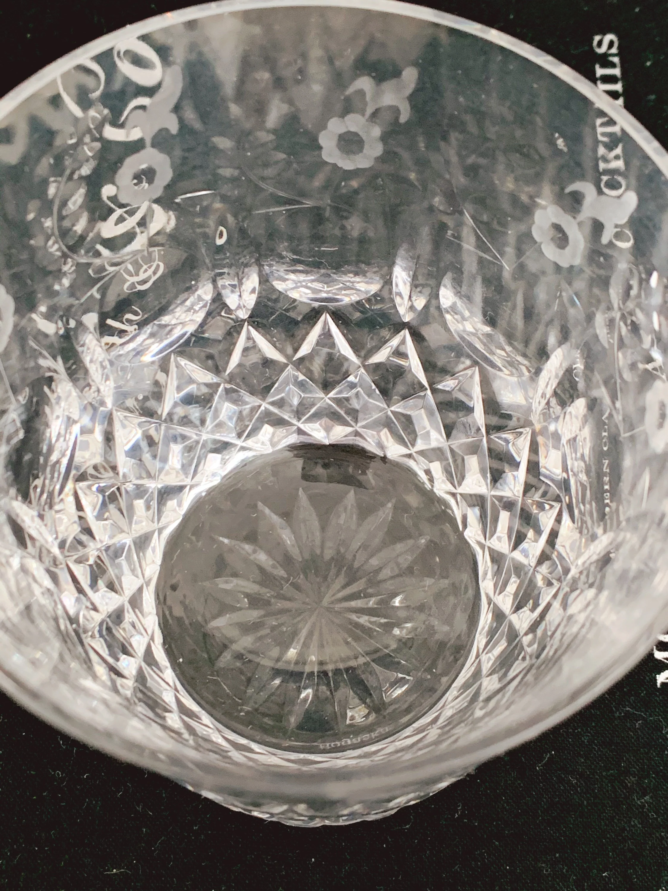 Vintage Rogaska Crystal Double Old Fashioned Glasses in Gallia Pattern | Etched Whisky Rocks Glasses Barware | Set of 2, 4 or 6 - Image 6