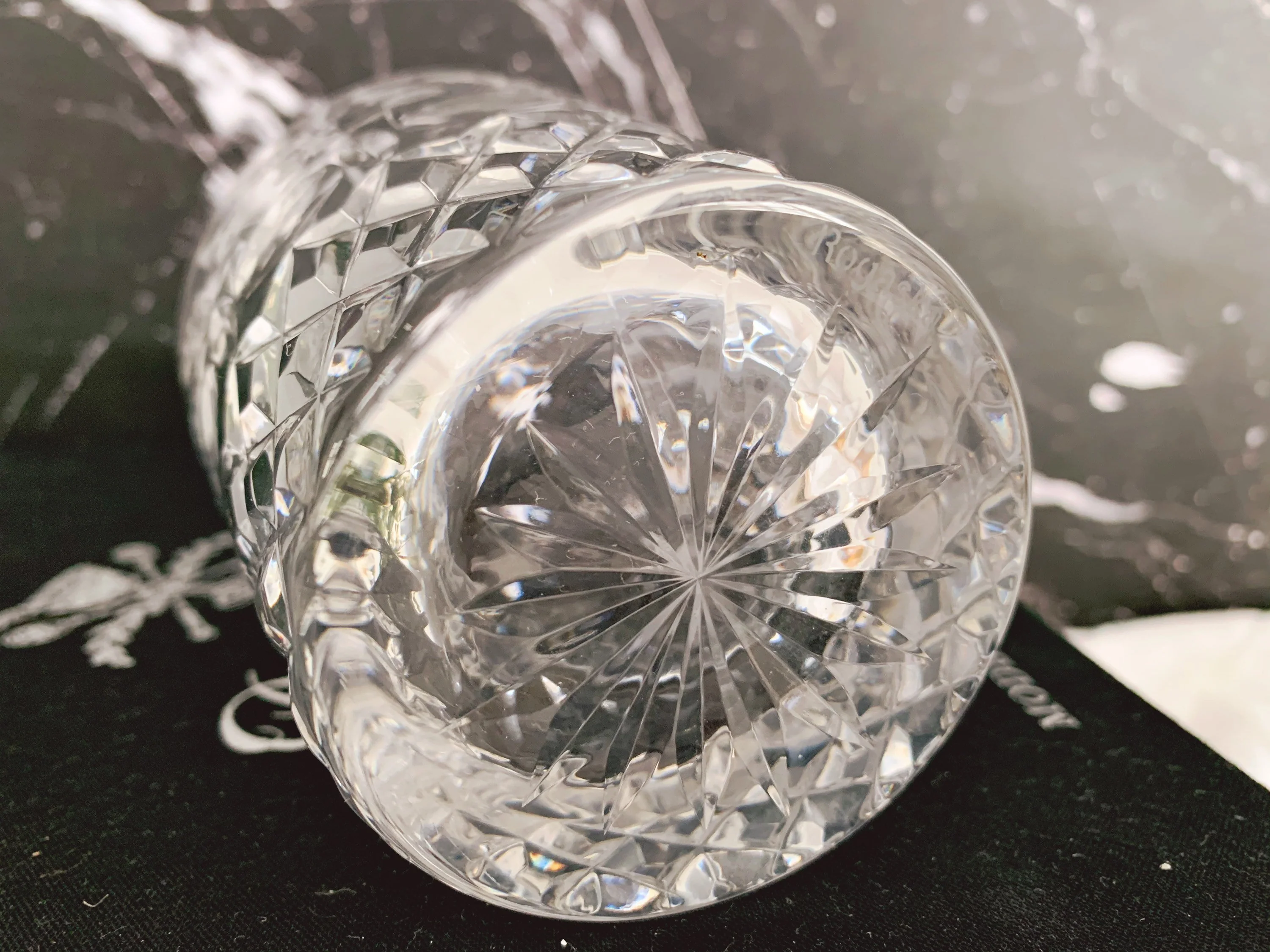 Vintage Rogaska Crystal Double Old Fashioned Glasses in Gallia Pattern | Etched Whisky Rocks Glasses Barware | Set of 2, 4 or 6 - Image 8