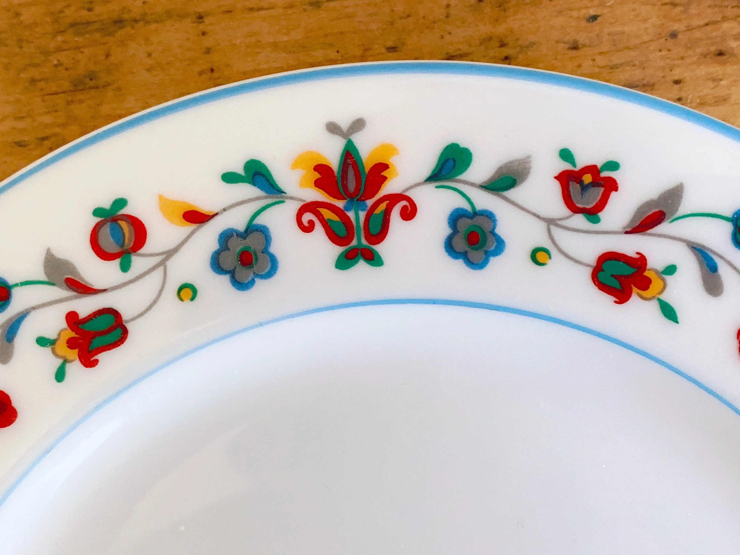 Vintage Sango China Japan Stonehenge 3809 China Floral Small and Large Plates - Image 7