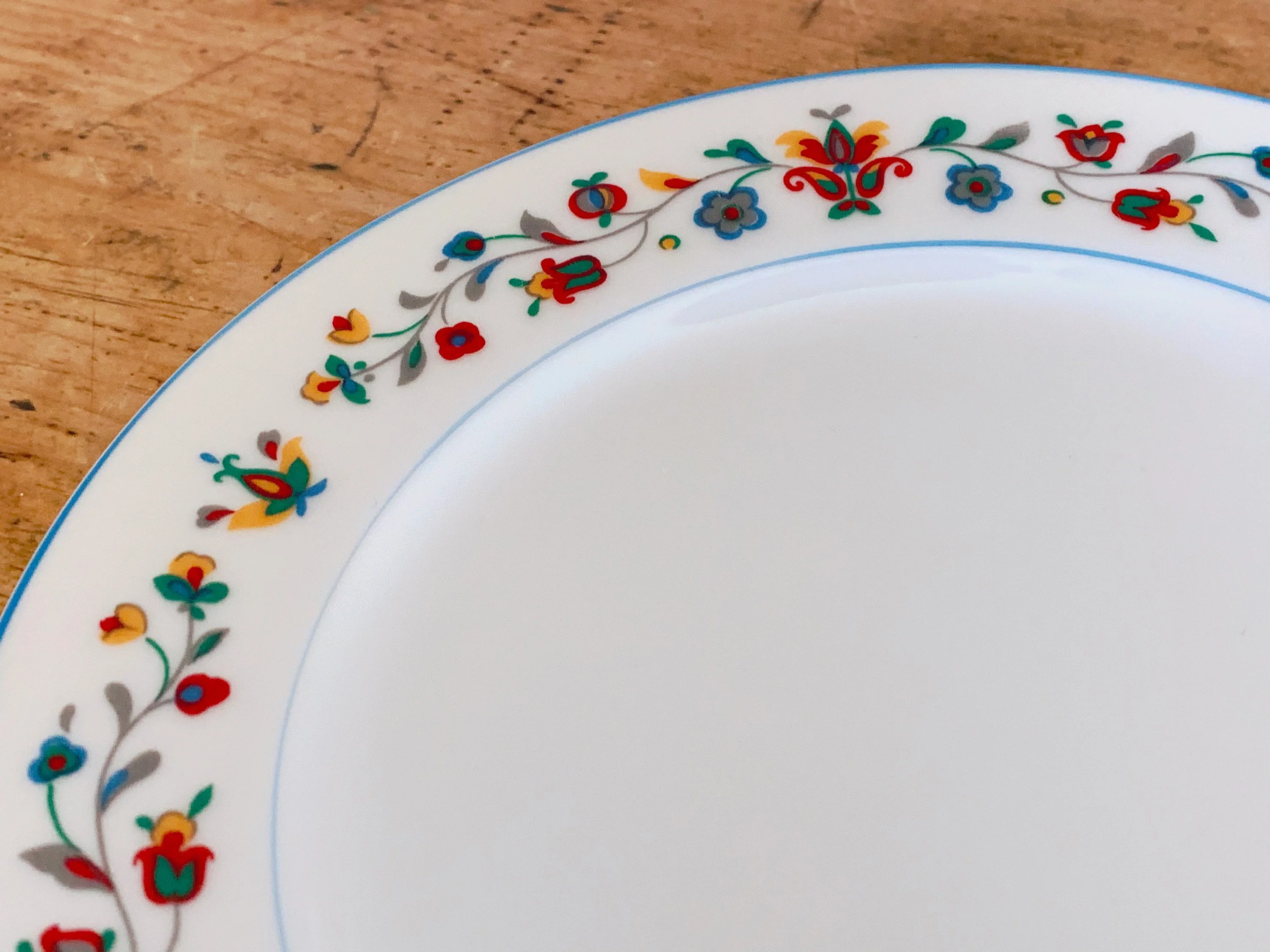 Vintage Sango China Japan Stonehenge 3809 China Floral Small and Large Plates - Image 8