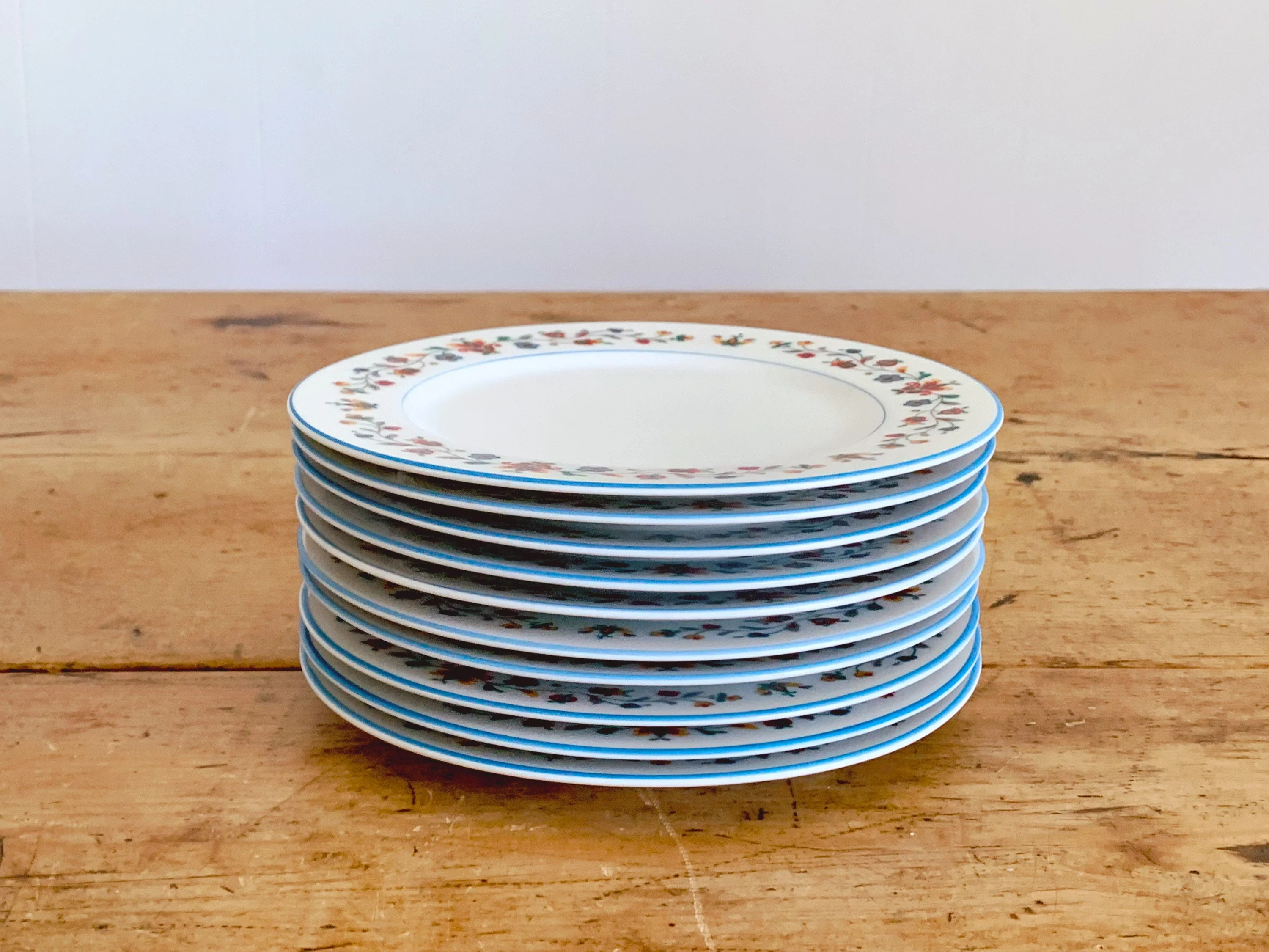 Vintage Sango China Japan Stonehenge 3809 China Floral Small and Large Plates - Image 9