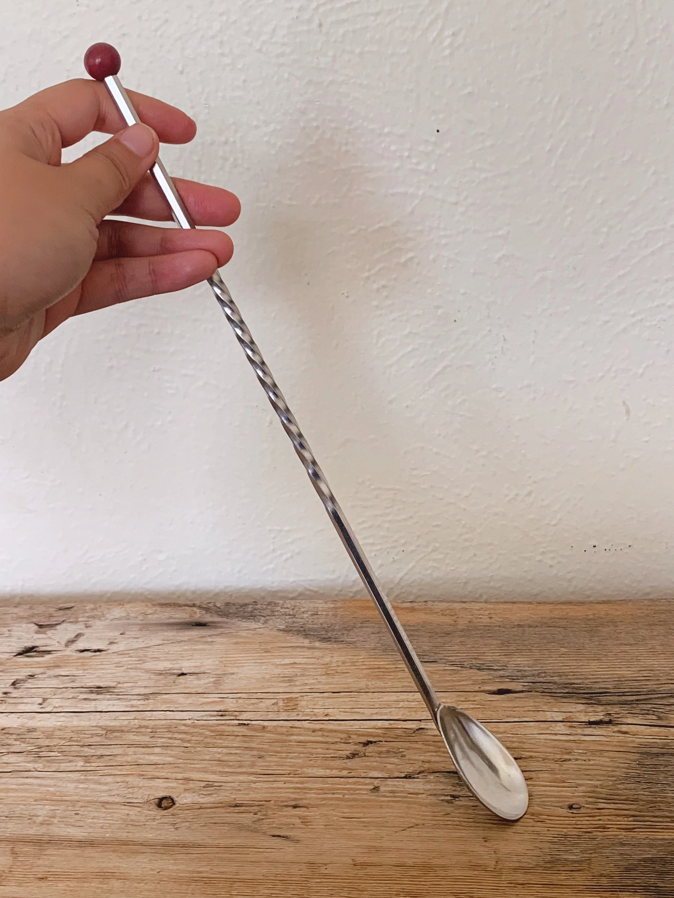 Vintage Silver Plated and Stainless Steel Cocktail Stirrer | SOLD SEPERATELY | Bar Accessory Tool | Gift for Him | Cocktail Swizzle Sticks - Image 3